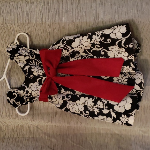 Jillian's Closet Sz 12mths Damask Dress - Picture 3 of 7